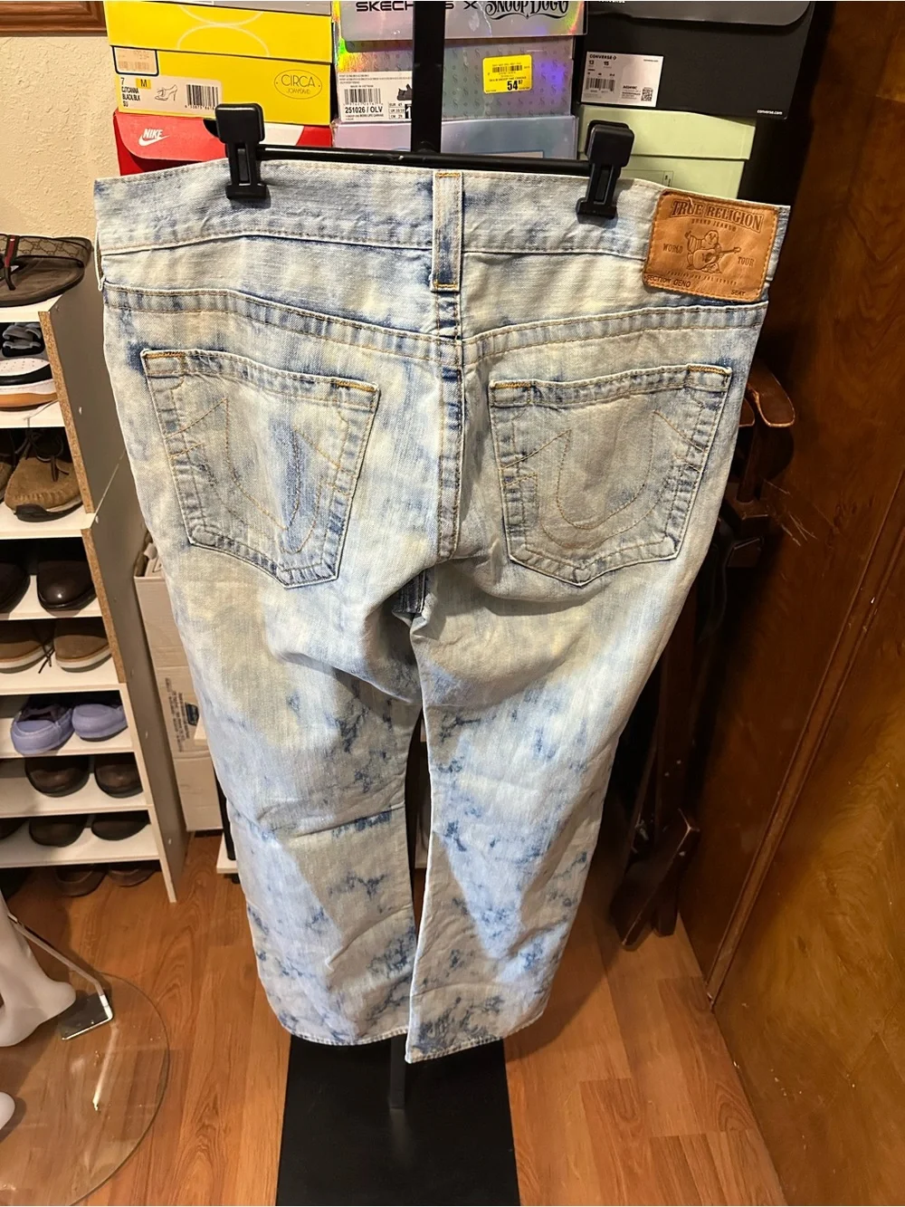 True Religion Acid Wash Jeans
